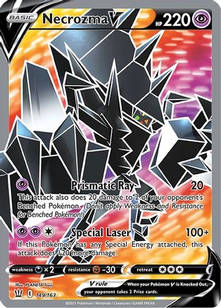 Necrozma V (Full Art) (149/163) [SWSH05 Battle Styles] Holofoil - Ultra Rare