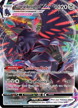 Corviknight VMAX (110/163) [SWSH05 Battle Styles] Holofoil - Ultra Rare