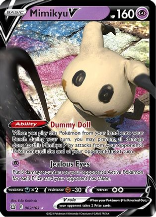 Mimikyu V (062/163) [SWSH05 Battle Styles] Holofoil - Ultra Rare