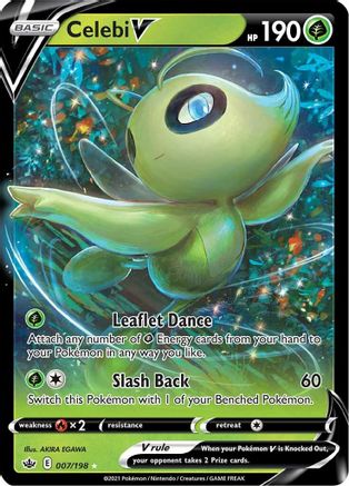 Celebi V (007/198) [SWSH06 Chilling Reign] Holofoil - Ultra Rare