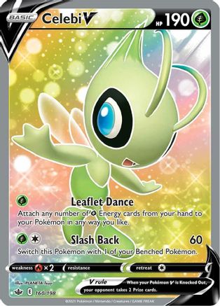 Celebi V (Full Art) (160/198) [SWSH06 Chilling Reign] Holofoil - Ultra Rare