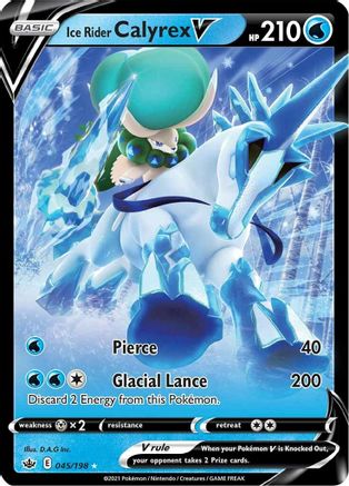 Ice Rider Calyrex V (045/198) [SWSH06 Chilling Reign] Holofoil - Ultra Rare