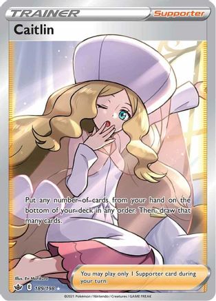 Caitlin (Full Art) (189/198) [SWSH06 Chilling Reign] Holofoil - Ultra Rare