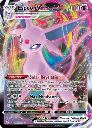 Espeon VMAX (065/203) [SWSH07 Evolving Skies] Holofoil - Ultra Rare