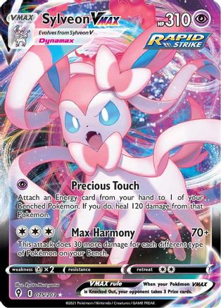 Sylveon VMAX (075/203) [SWSH07 Evolving Skies] Holofoil - Ultra Rare
