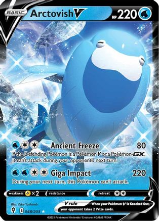 Arctovish V (048/203) [SWSH07 Evolving Skies] Holofoil - Ultra Rare