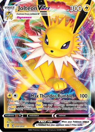 Jolteon VMAX (051/203) [SWSH07 Evolving Skies] Holofoil - Ultra Rare