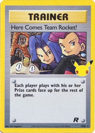 Here Comes Team Rocket! (015) [Celebrations Classic Collection] Holofoil - Classic Collection