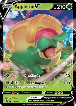 Appletun V (026/264) [SWSH08 Fusion Strike] Holofoil - Ultra Rare