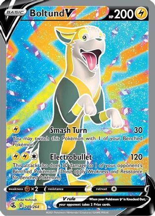Boltund V (Full Art) (249/264) [SWSH08 Fusion Strike] Holofoil - Ultra Rare