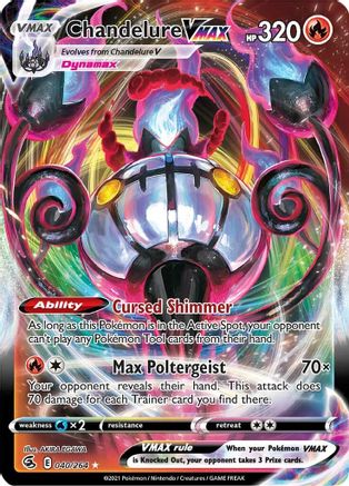 Chandelure VMAX (040/264) [SWSH08 Fusion Strike] Holofoil - Ultra Rare