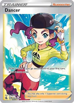 Dancer (Full Art) (259/264) [SWSH08 Fusion Strike] Holofoil - Ultra Rare