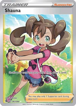 Shauna (Full Art) (263/264) [SWSH08 Fusion Strike] Holofoil - Ultra Rare