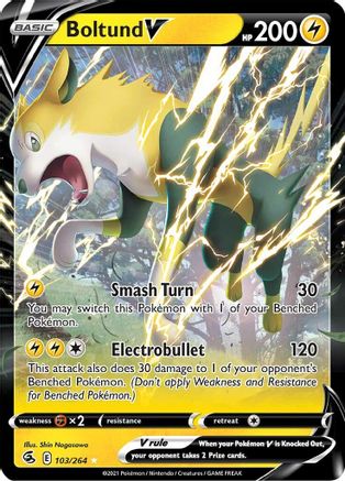 Boltund V (103/264) [SWSH08 Fusion Strike] Holofoil - Ultra Rare