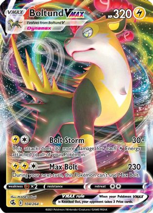 Boltund VMAX (104/264) [SWSH08 Fusion Strike] Holofoil - Ultra Rare