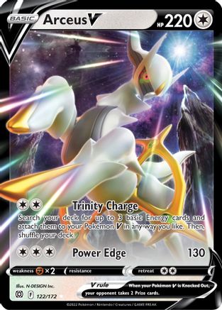 Arceus V (122/172) [SWSH09 Brilliant Stars] Holofoil - Ultra Rare