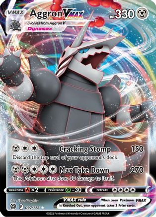 Aggron VMAX (097/172) [SWSH09 Brilliant Stars] Holofoil - Ultra Rare