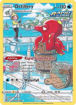 Octillery (TG03/30) [SWSH09 Brilliant Stars Trainer Gallery] Holofoil - Ultra Rare