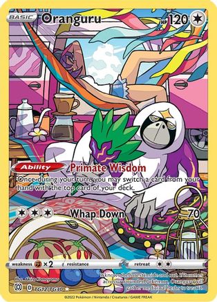 Oranguru (TG12/30) [SWSH09 Brilliant Stars Trainer Gallery] Holofoil - Ultra Rare