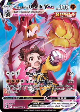 Single Strike Urshifu VMAX (TG19/30) [SWSH09 Brilliant Stars Trainer Gallery] Holofoil - Ultra Rare