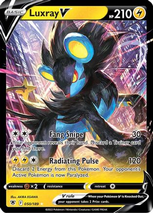 Luxray V (050/189) [SWSH10 Astral Radiance] Holofoil - Ultra Rare
