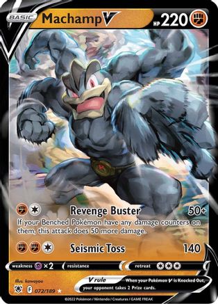 Machamp V (072/189) [SWSH10 Astral Radiance] Holofoil - Ultra Rare