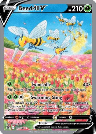 Beedrill V (Alternate Full Art) (161/189) [SWSH10 Astral Radiance] Holofoil - Ultra Rare