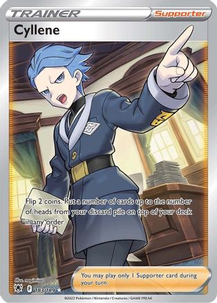Cyllene (Full Art) (183/189) [SWSH10 Astral Radiance] Holofoil - Ultra Rare