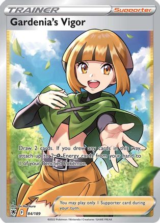 Gardenia's Vigor (Full Art) (184/189) [SWSH10 Astral Radiance] Holofoil - Ultra Rare