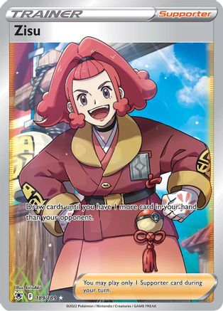 Zisu (Full Art) (189/189) [SWSH10 Astral Radiance] Holofoil - Ultra Rare