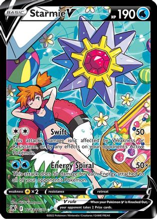 Starmie V (TG13/30) [SWSH10 Astral Radiance Trainer Gallery] Holofoil - Ultra Rare