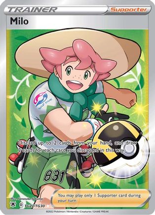 Milo (TG27/30) [SWSH10 Astral Radiance Trainer Gallery] Holofoil - Ultra Rare