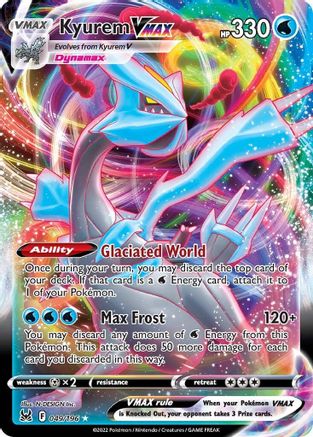 Kyurem VMAX (049/196) [SWSH11 Lost Origin] Holofoil - Ultra Rare