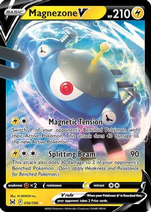 Magnezone V (056/196) [SWSH11 Lost Origin] Holofoil - Ultra Rare