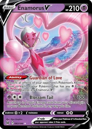 Enamorus V (082/196) [SWSH11 Lost Origin] Holofoil - Ultra Rare