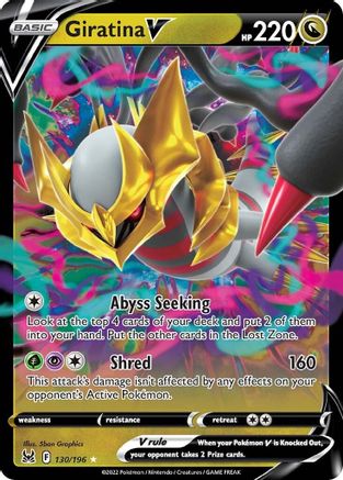 Giratina V (130/196) [SWSH11 Lost Origin] Holofoil - Ultra Rare