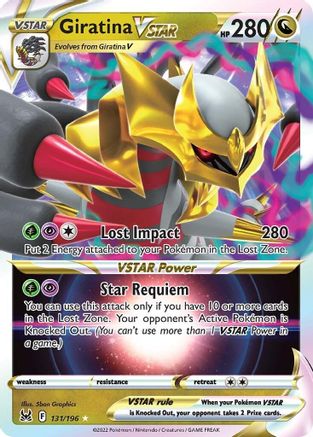 Giratina VSTAR (131/196) [SWSH11 Lost Origin] Holofoil - Ultra Rare