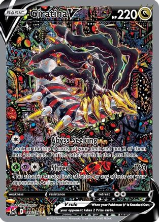 Giratina V (Alternate Full Art) (186/196) [SWSH11 Lost Origin] Holofoil - Ultra Rare