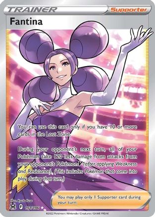 Fantina (Full Art) (191/196) [SWSH11 Lost Origin] Holofoil - Ultra Rare