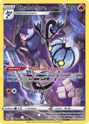 Chandelure (TG04/30) [SWSH11 Lost Origin Trainer Gallery] Holofoil - Ultra Rare