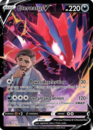 Eternatus V (TG21/30) [SWSH11 Lost Origin Trainer Gallery] Holofoil - Ultra Rare