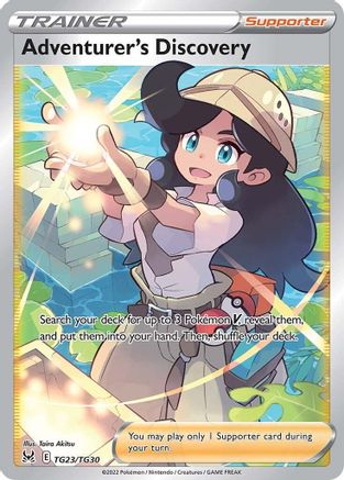 Adventurer's Discovery (TG23/30) [SWSH11 Lost Origin Trainer Gallery] Holofoil - Ultra Rare