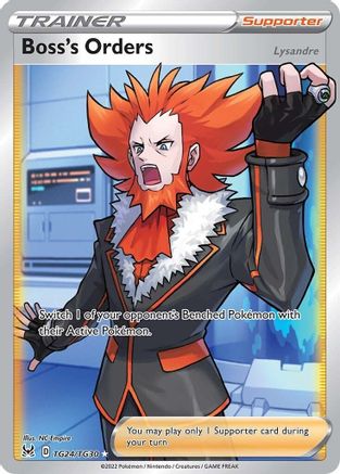 Boss's Orders (TG24/30) [SWSH11 Lost Origin Trainer Gallery] Holofoil - Ultra Rare
