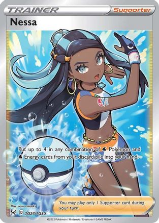 Nessa (TG27/30) [SWSH11 Lost Origin Trainer Gallery] Holofoil - Ultra Rare