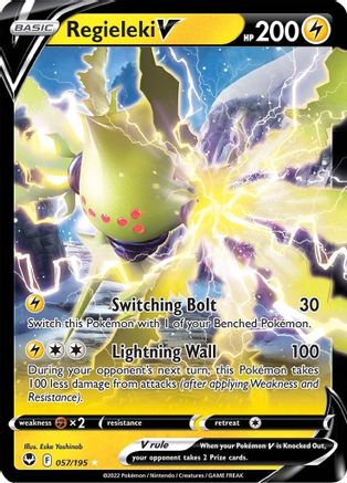 Regieleki V (057/195) [SWSH12 Silver Tempest] Holofoil - Ultra Rare