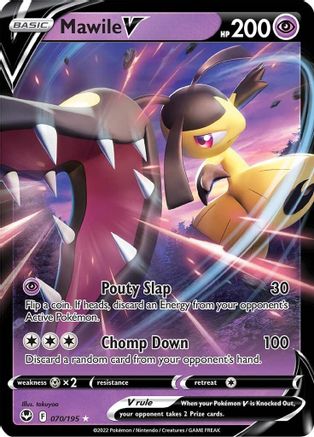 Mawile V (070/195) [SWSH12 Silver Tempest] Holofoil - Ultra Rare