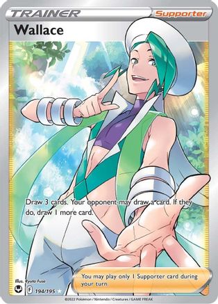 Wallace (Full Art) (194/195) [SWSH12 Silver Tempest] Holofoil - Ultra Rare