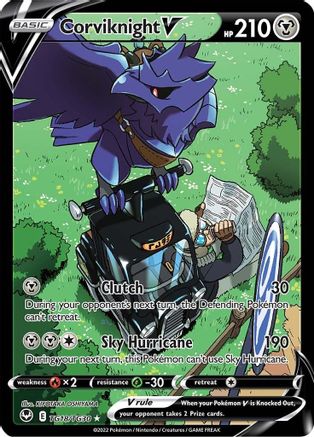 Corviknight V (TG18/30) [SWSH12 Silver Tempest Trainer Gallery] Holofoil - Ultra Rare
