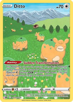 Ditto (GG22/70) [SWSH Crown Zenith Galarian Gallery] Holofoil - Ultra Rare