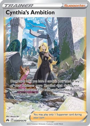 Cynthia's Ambition (GG60/70) [SWSH Crown Zenith Galarian Gallery] Holofoil - Ultra Rare